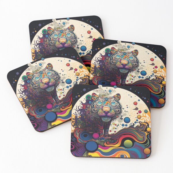 Item preview, Trippy Cat designed and sold by PsychedelicHQ.