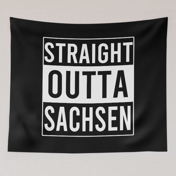 Item preview, Straight Outta Sachsen designed and sold by Color-Sparkle.