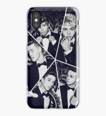 Black and White Why Don't We Collage iPhone Case/Skin