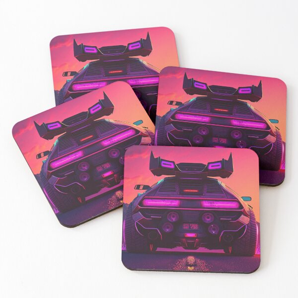 Item preview, 80s Synthwave cyberpunk Cool Car designed and sold by RESToRAPTOR.