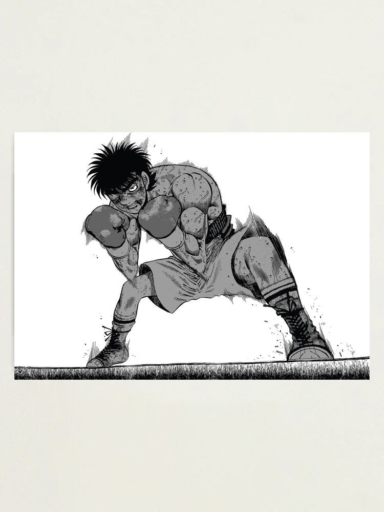 Hajime no Ippo, Ippo, boxing, manga, depressing, anime boys, simple  background, black background, minimalism