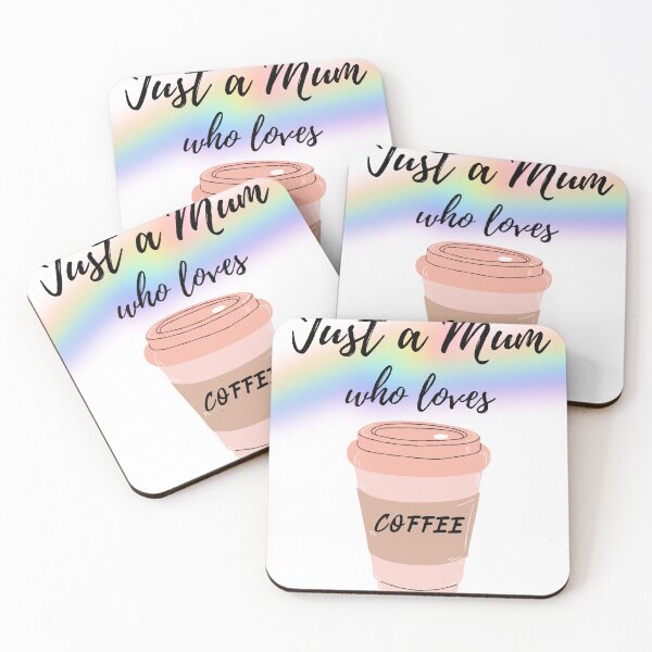 Item preview, Just a Mum Who Loves Coffee  designed and sold by unitydesigneu.
