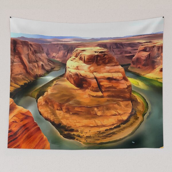 Item preview, Horseshoe Bend (Painting) designed and sold by cmphotographs.