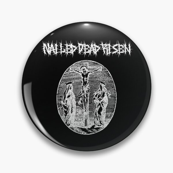 Item preview, Death Metal Christ Crucifix Nailed Dead Risen Impending Doom designed and sold by thecamphillips.