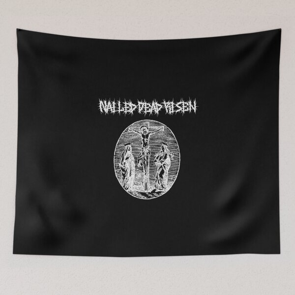 Item preview, Death Metal Christ Crucifix Nailed Dead Risen Impending Doom designed and sold by thecamphillips.