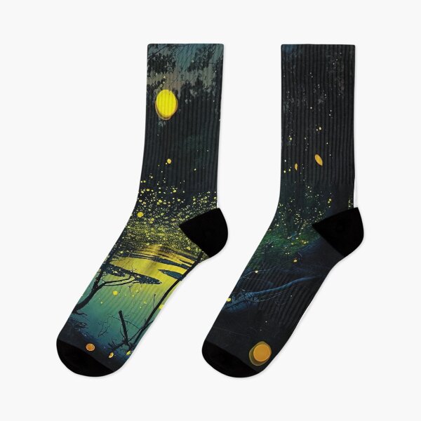 Item preview, swarm of fireflies in a lake designed and sold by artyficial-.