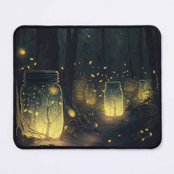 Item preview, swarm of fireflies in bottles designed and sold by artyficial-.