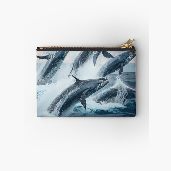 Item preview, whales jumping out of the water designed and sold by artyficial-.