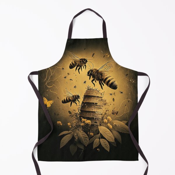 Item preview, yellow swarm of bees designed and sold by artyficial-.