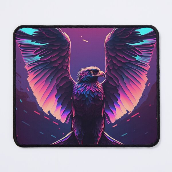 Item preview, 80s Synthwave cyberpunk Eagle designed and sold by RESToRAPTOR.