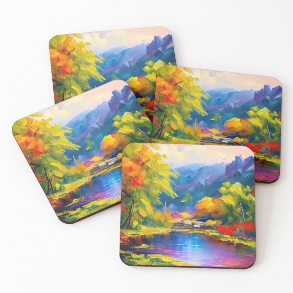 Artikelvorschau, Flusslandschaft entworfen und verkauft von HOMEDESIGNPRINT.