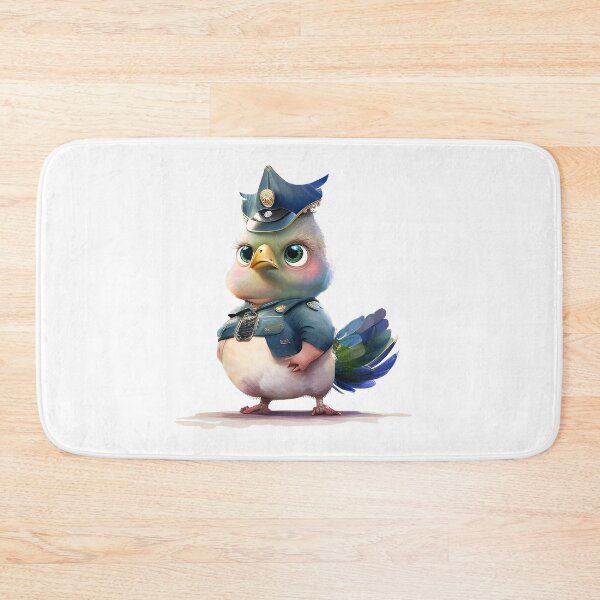 Item preview, A Cute Peacock Police Officer ready for duty designed and sold by LickALemon.