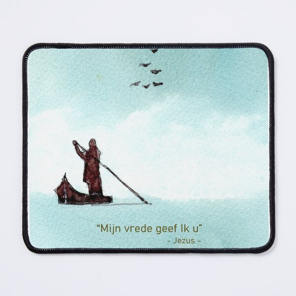 Item preview, "Mijn vrede geef Ik u" - Jezus designed and sold by sketernal.