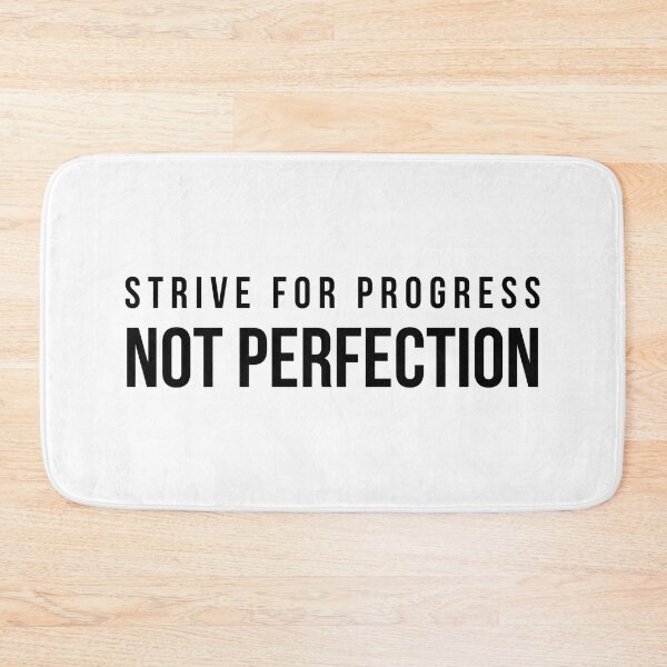 Item preview, Strive For Progress Not Perfection - Motivational Words designed and sold by texteestore.