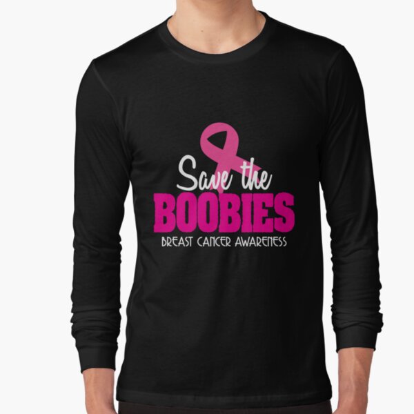 Raise A Glass For The Boobs Breast Cancer Awareness T-Shirt - BrewSwag