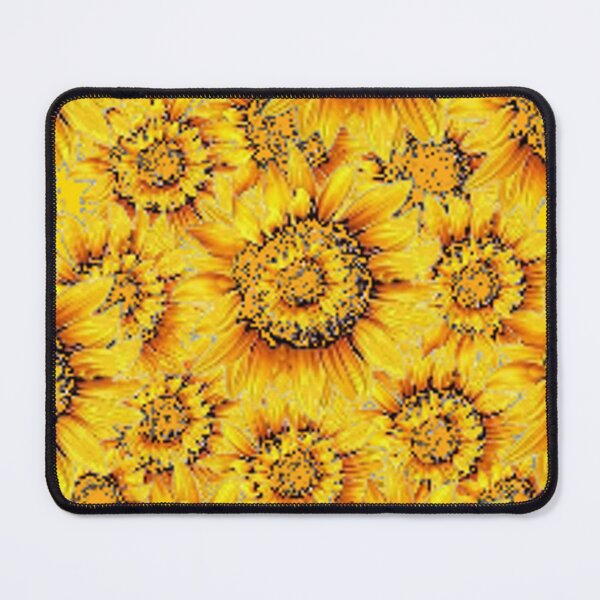 Item preview, SUNFLOWER GOLDEN ABSTRACT PATTERN FLORAL DESIGN ART designed and sold by sharlesart.