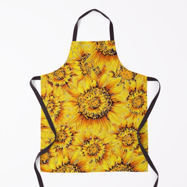 Item preview, SUNFLOWER GOLDEN ABSTRACT PATTERN FLORAL DESIGN ART designed and sold by sharlesart.