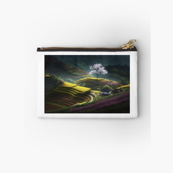 Item preview, Beautiful landscape countryside artwork - Vietnam Terraced fields 08 designed and sold by jetaiart.