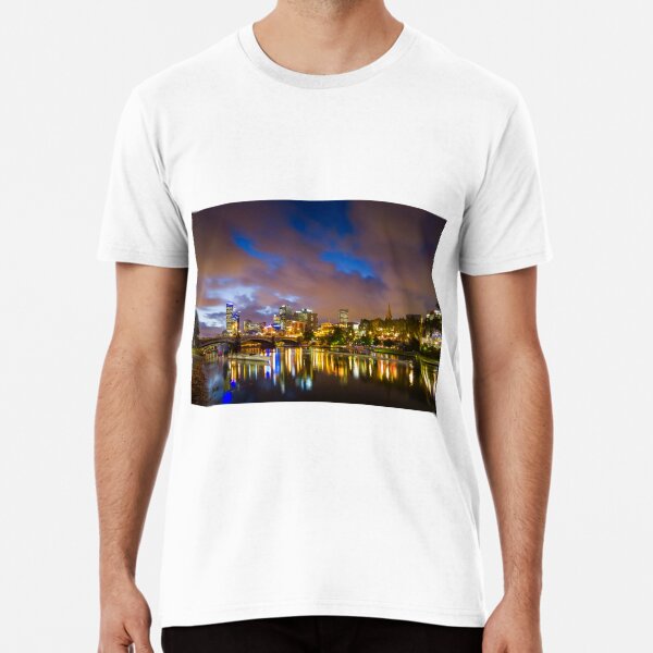 The Yarra at night Premium T-Shirt