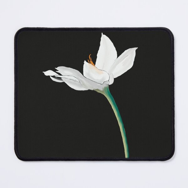 Item preview, White Flower on Black designed and sold by designs-by-ann.