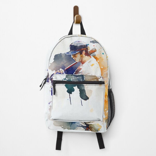 Item preview, Baseball Player Watercolour Art, Baseball Digital Art, Original Artwork designed and sold by Peek-Designs.