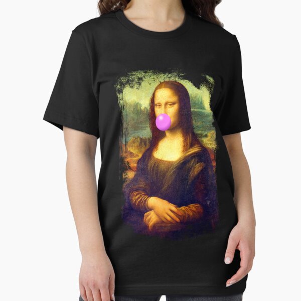 Item preview, Mona Lisa blowing Bubblegum designed and sold by Click-Tees.