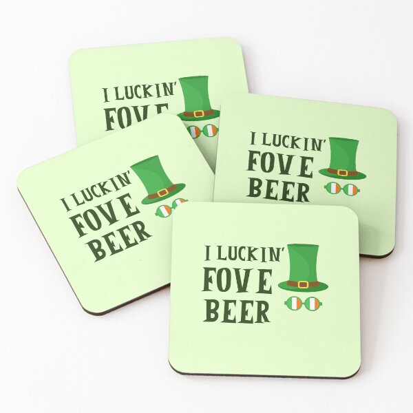 Item preview, I luckin Fove Beer saint Patrick's Day Classic T-Shirt designed and sold by StoreSB.