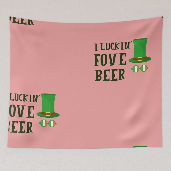 Item preview, I luckin Fove Beer saint Patrick's Day Classic T-Shirt designed and sold by StoreSB.