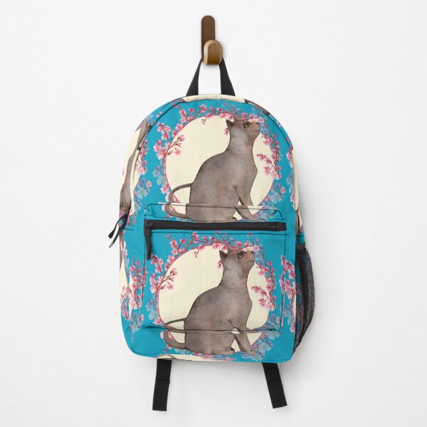 Item preview, gato bombay y flores de sakura designed and sold by MerryCrown.