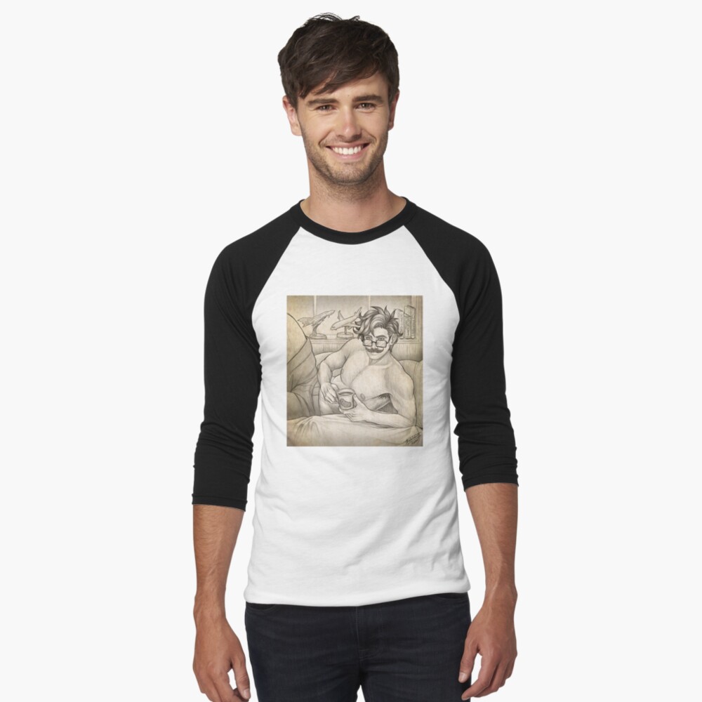 Aperçu de l'œuvre T-shirt baseball manches ¾ créée et vendue par MrCarlosShop.