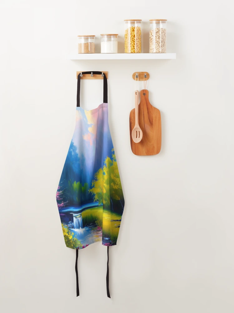Thumbnail 4 of 6, Apron, Sun Rays designed and sold by HOMEDESIGNPRINT.