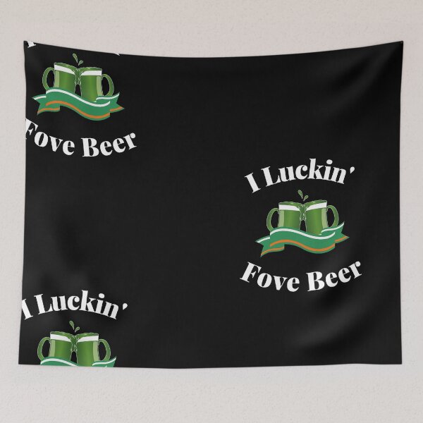 Item preview, I luckin Fove Beer saint Patrick's Day Classic T-Shirt designed and sold by StoreSB.
