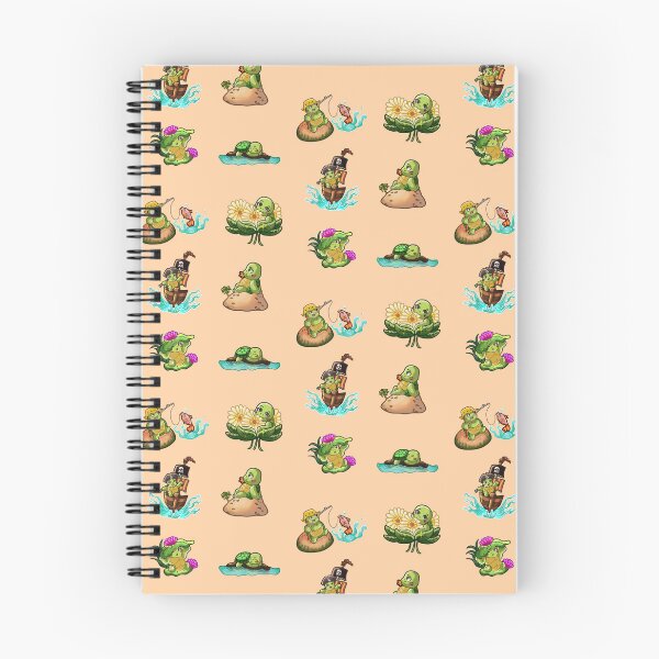 Item preview, 6 designs in different poses and activities of turtles in chibi style designed and sold by kitsuneins.