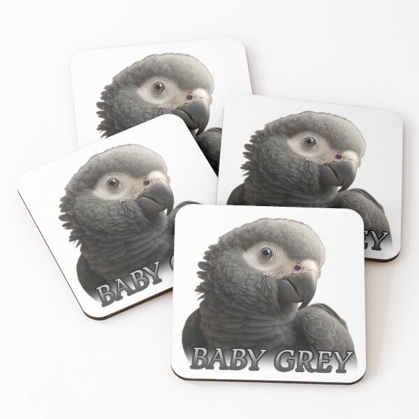Item preview, Baby African Grey Parrot designed and sold by Rob Wilson.