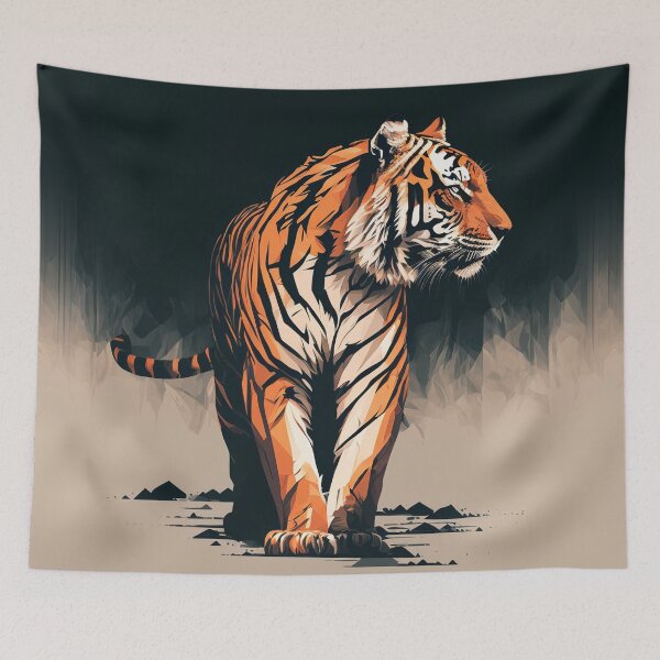 Item preview, Standing tiger designed and sold by Warehouse46.
