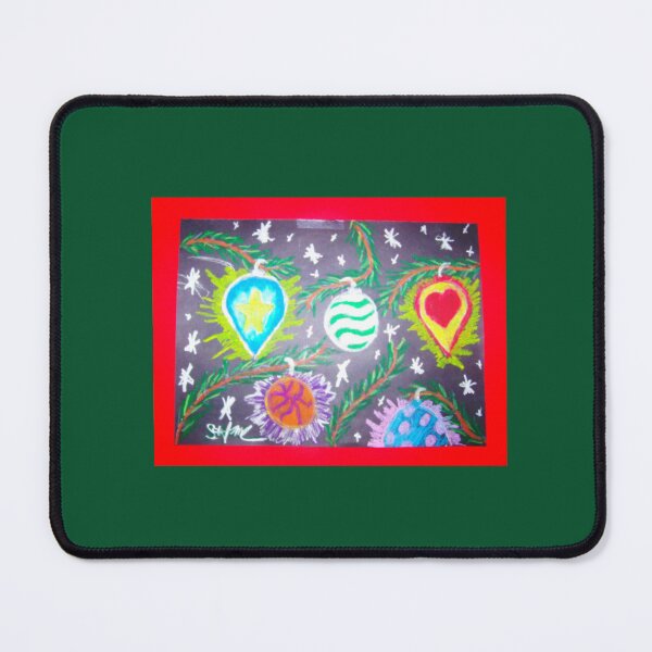 Item preview, Holiday Bulbs Oil Pastel on Paper designed and sold by Earth Nature Creations.