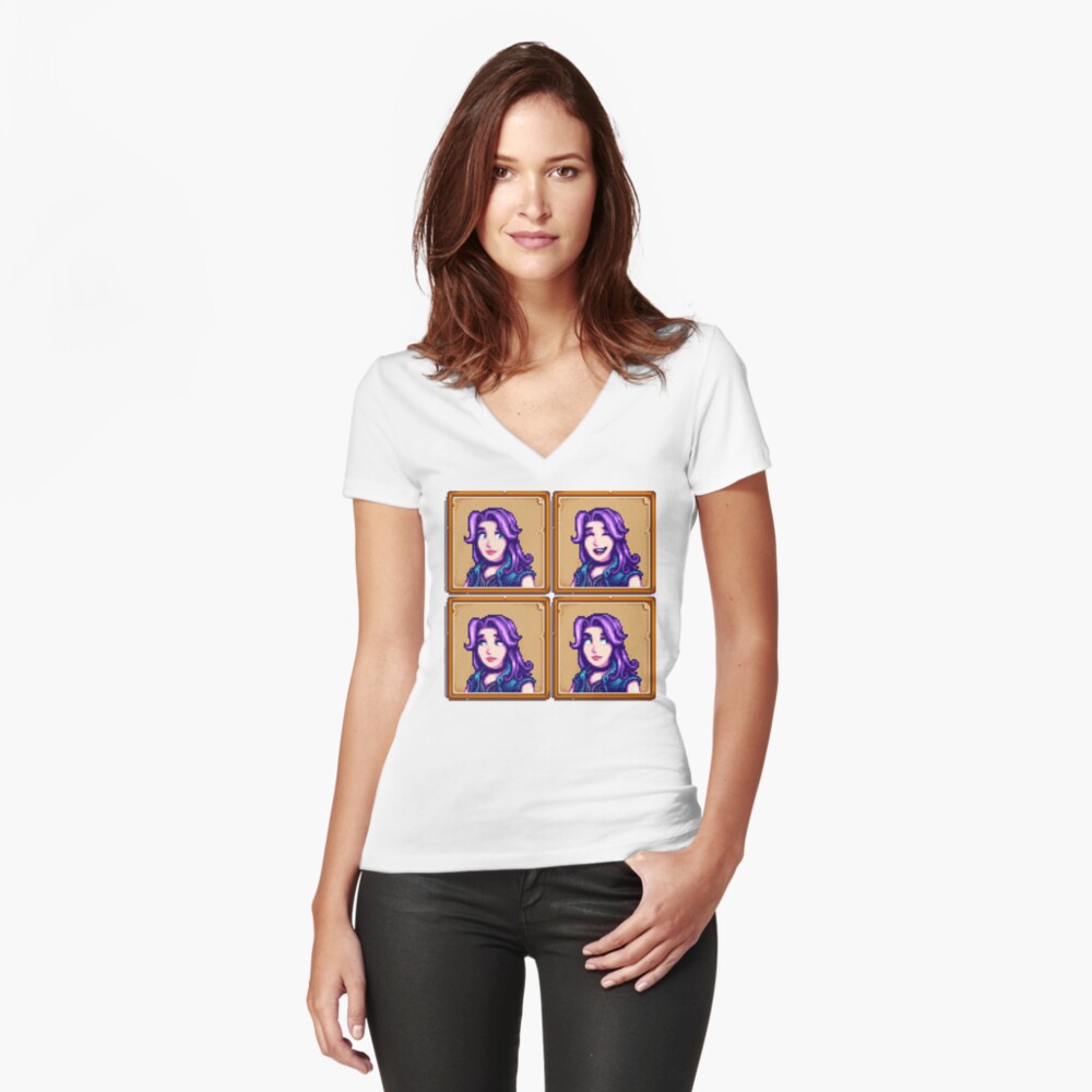 Item preview, T-shirt moulant col V designed and sold by MrCarlosShop.