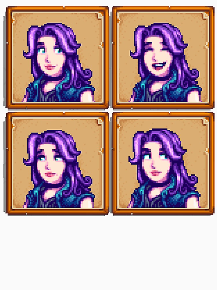 Aperçu 7 sur 7. T-shirt classique avec l'œuvre Stardew Valley - Abigaïl créée et vendue par MrCarlosShop.