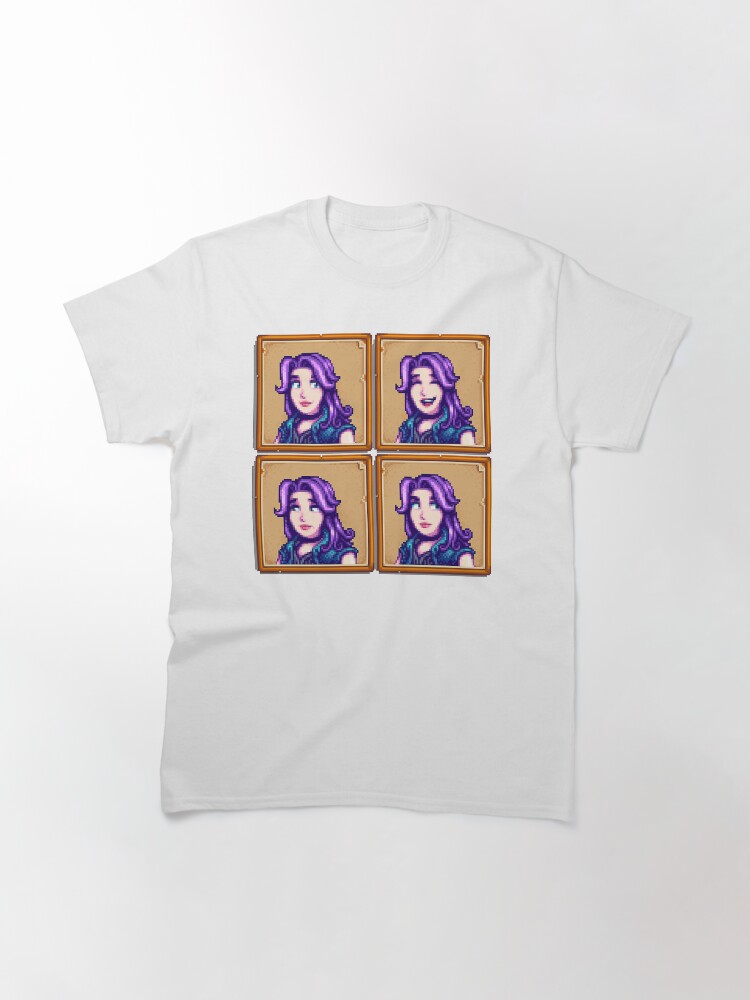 Aperçu 3 sur 7. T-shirt classique avec l'œuvre Stardew Valley - Abigaïl créée et vendue par MrCarlosShop.