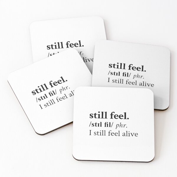 Item preview, Half Alive Aesthetic Quote Indie Rock Music Band Lyrics designed and sold by StickTheSong.