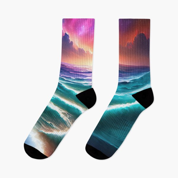 Item preview, Magical seascape at night, sci fi landscape designed and sold by ChaosEdits.