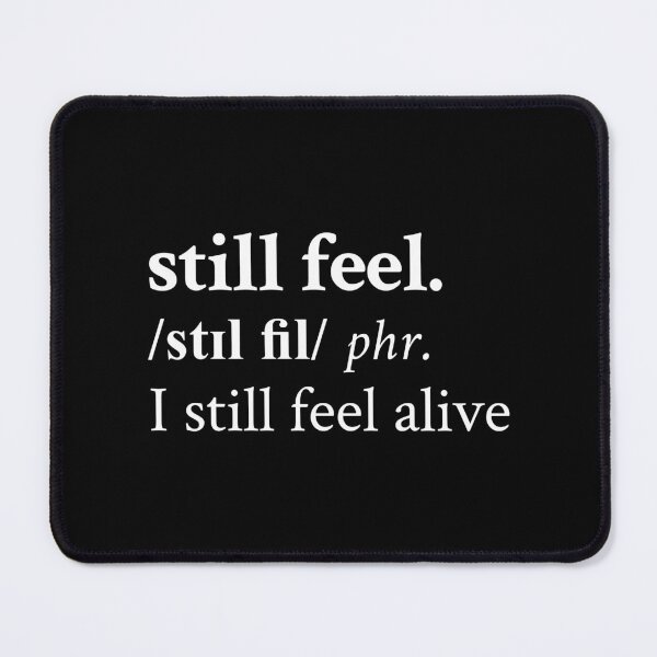 Item preview, Half Alive Aesthetic Quote Indie Rock Music Band Lyrics Black designed and sold by StickTheSong.
