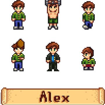 Aperçu de l'œuvre Sprites de Stardew Valley - Alex de MrCarlosShop