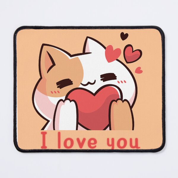 Item preview, I Love You with an adorable little cat designed and sold by Art Club 99.