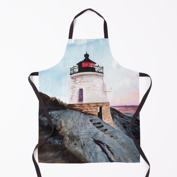Item preview,  Watercolor Castle Hill Lighthouse designed and sold by MaryWatercolor.