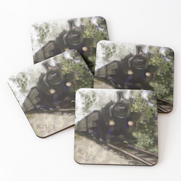 Item preview, Impressionistic Railroad  designed and sold by TheArtCave.