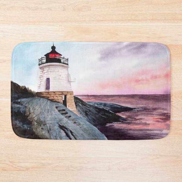 Item preview,  Watercolor Castle Hill Lighthouse designed and sold by MaryWatercolor.