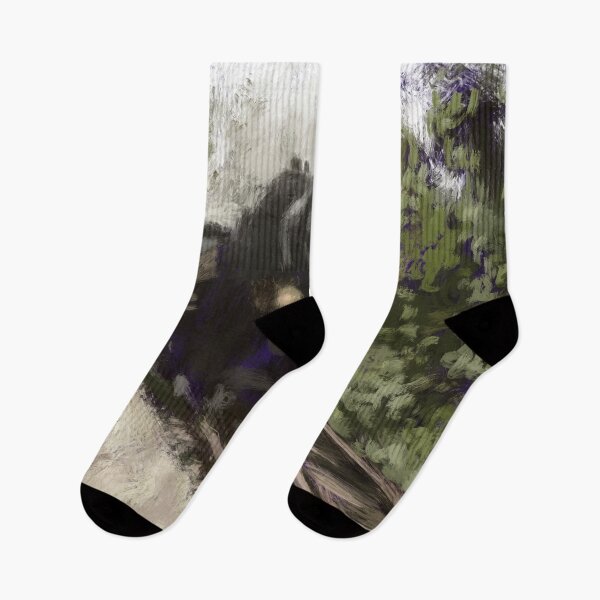 Item preview, Impressionistic Railroad  designed and sold by TheArtCave.