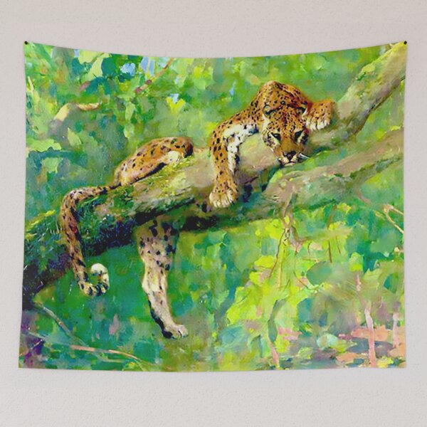 Item preview, Leopard in a Tree by Arthur Wardle designed and sold by KellysComColors.