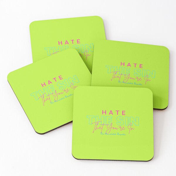 Item preview, Hate the Sin that You're In | Proverbs 14:34 - Green-Yellow designed and sold by TheReporter1.